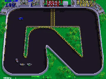 Super Sprint (German, rev 1) screen shot game playing